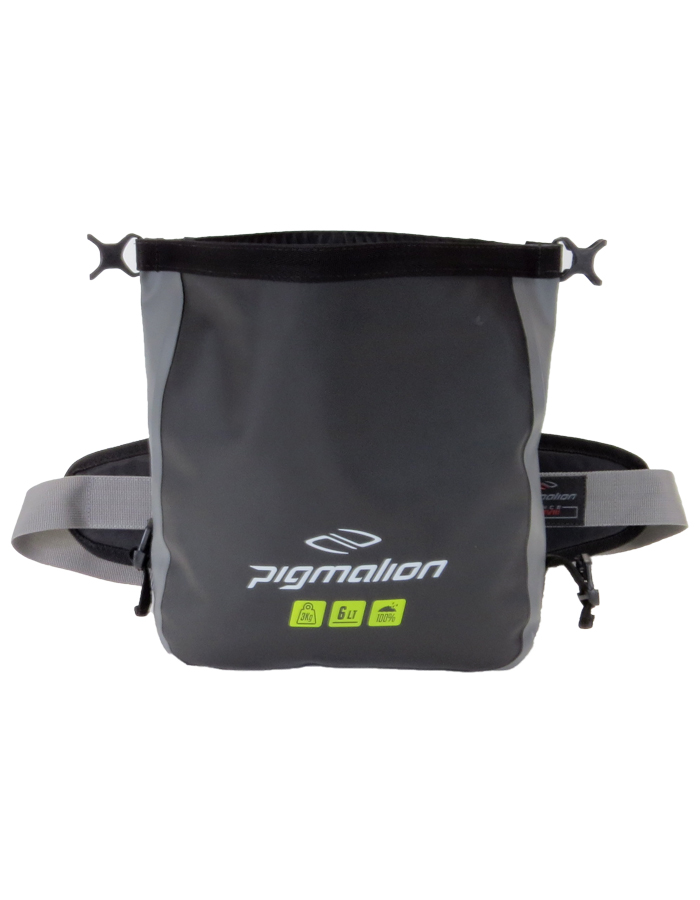 CANGURO PIGMALION DRYBAG IMPERMEABLE NEGRA GRIS