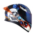 CASCO INTEGRAL SHAFT SHPRO612 DOBLE VISOR THE ABISAL NEGRO AZUL MATE