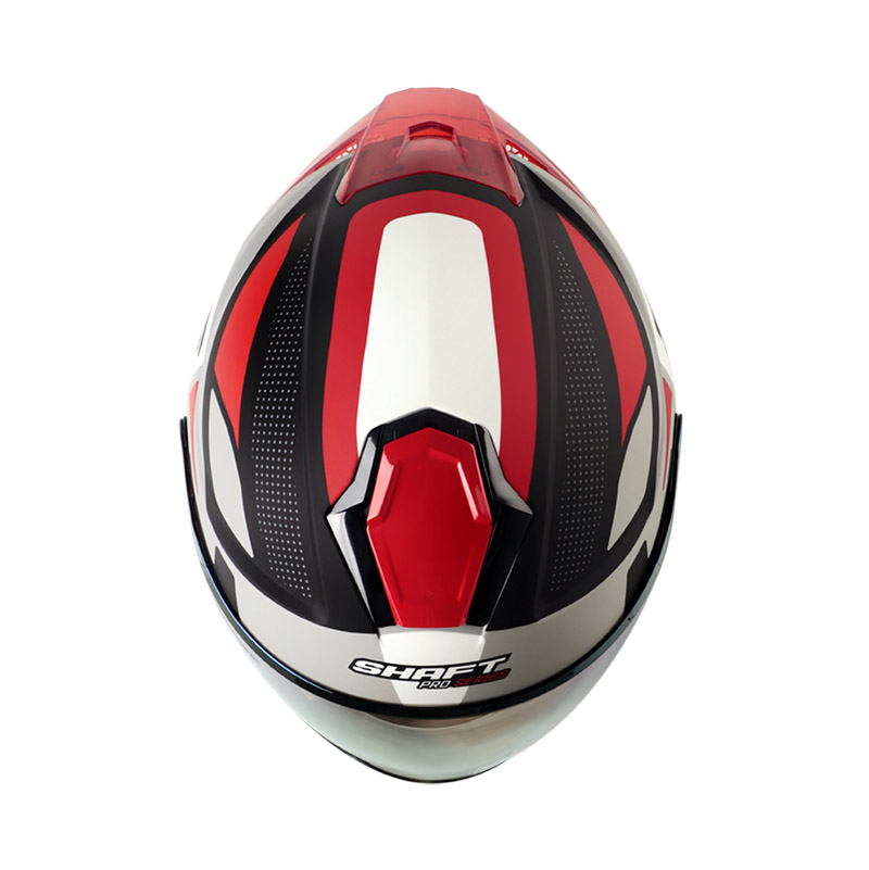 CASCO ABIERTO SHAFT SHPRO240 DOBLE VISOR TRANSVERSE GRIS ROJO MATE 