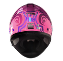 CASCO INTEGRAL SHAFT SHPRO612 DOBLE VISOR FUNNY FUCSIA MORADO MATE