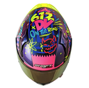 CASCO INTEGRAL SHAFT SHPRO612 DOBLE VISOR FUNNY CAMALEON AMARILLO BRILLO