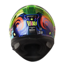 CASCO INTEGRAL SHAFT SHPRO612 DOBLE VISOR FUNNY CAMALEON AMARILLO BRILLO
