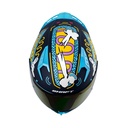 CASCO INTEGRAL SHAFT SH526SP EVO UNGLORIOUS DOGS NEGRO AZUL MATE VISOR IRIDIUM DORADO