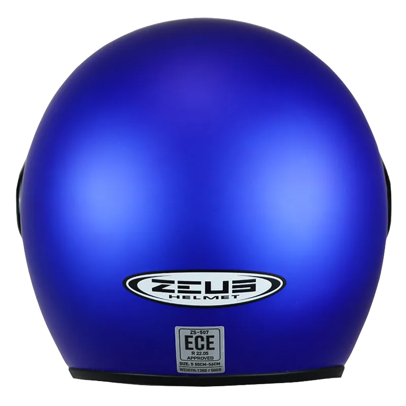 CASCO ABIERTO ZEUS 507 OP AZUL MATE 