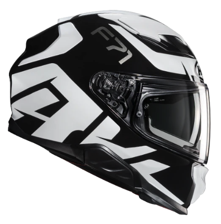 CASCO INTEGRAL HJC F71 BARD MC5 GRIS BLANCO