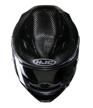 CASCO INTEGRAL HJC F71 CARBON SOLID NEGRO