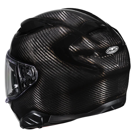 CASCO INTEGRAL HJC F71 CARBON SOLID NEGRO