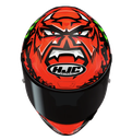 CASCO INTEGRAL HJC RPHA1 QUARTARARO MC1 ROJO NEGRO BRILLO