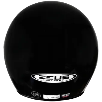 CASCO ABIERTO ZEUS 507 OP NEGRO BRILLO