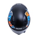 CASCO INTEGRAL ICH 503 MAGIC NEGRO NARANJA MATE VISOR NEGRO