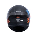 CASCO INTEGRAL ICH 503 MAGIC NEGRO NARANJA MATE VISOR NEGRO