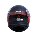 CASCO INTEGRAL ICH 503 MAGIC NEGRO ROJO MATE VISOR SILVER