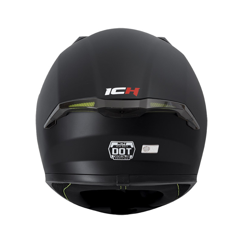 CASCO INTEGRAL ICH 503 SOLID NEGRO MATE VISOR NEGRO