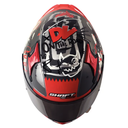 CASCO INTEGRAL SHAFT SHPRO612 DOBLE VISOR FUNNY GRIS OSCURO ROJO BRILLO