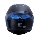 CASCO INTEGRAL ICH 501SP MOACA NEGRO AZUL MATE VISOR TRANSPARENTE