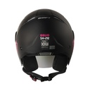 CASCO ABIERTO SHAFT SH212 SOLID NEGRO FUCSIA MATE VISOR IRIDIUM FUCSIA