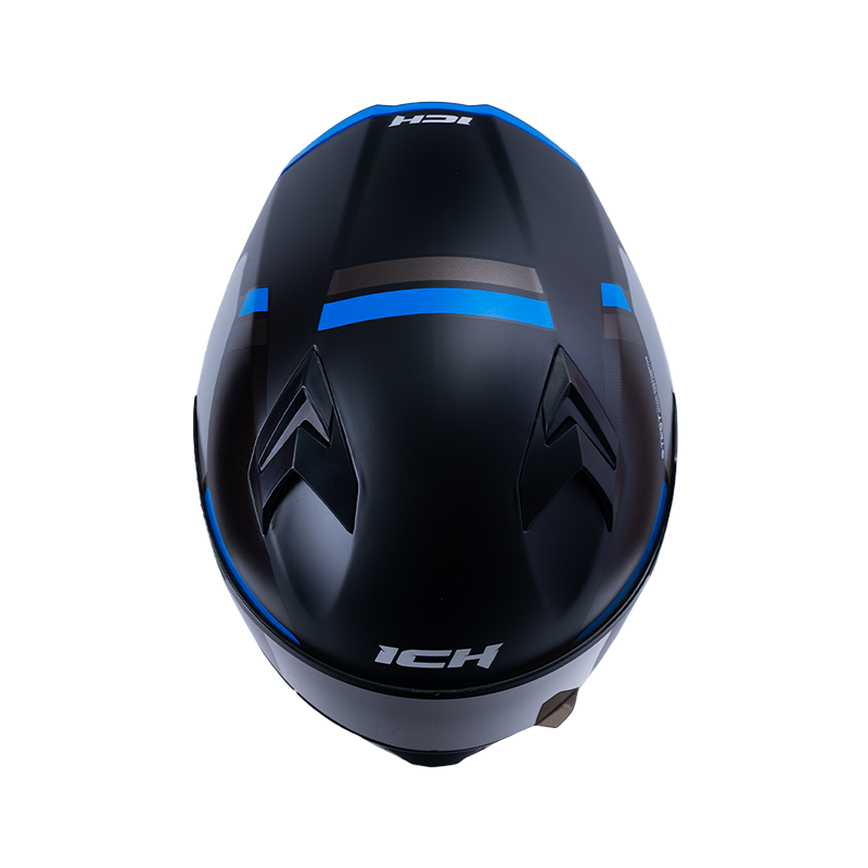 CASCO INTEGRAL ICH 503 CORBEX NEGRO AZUL MATE VISOR NEGRO
