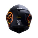 CASCO ABATIBLE ICH 3110DOT DOBLE VISOR RANDOM NEGRO NARANJA MATE VISOR NEGRO