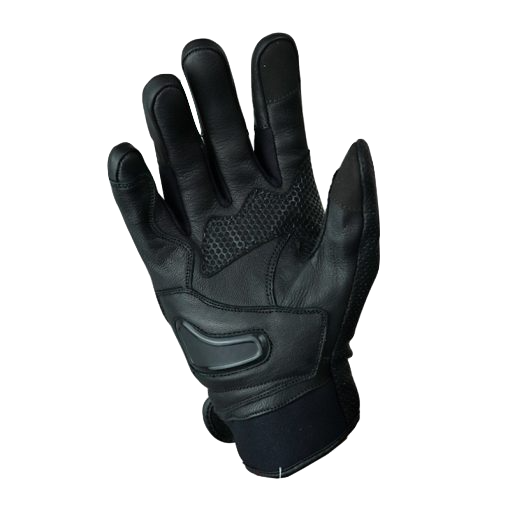 GUANTE CON PROTECCION GIACOMO EN CUERO FURY NEGRO