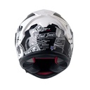 CASCO INTEGRAL SHAFT SHPRO610 EVO DOBLE VISOR FAST FOOD NEGRO NEGRO BRILLO VISOR SILVER
