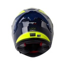 CASCO INTEGRAL SHAFT SHPRO610 EVO DOBLE VISOR LOCK GRIS AZUL NAVY BRILLO VISOR AZUL 
