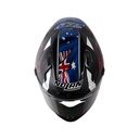 CASCO INTEGRAL NOLAN X-804 RS-U.C STONER NEGRO AZUL BRILLO