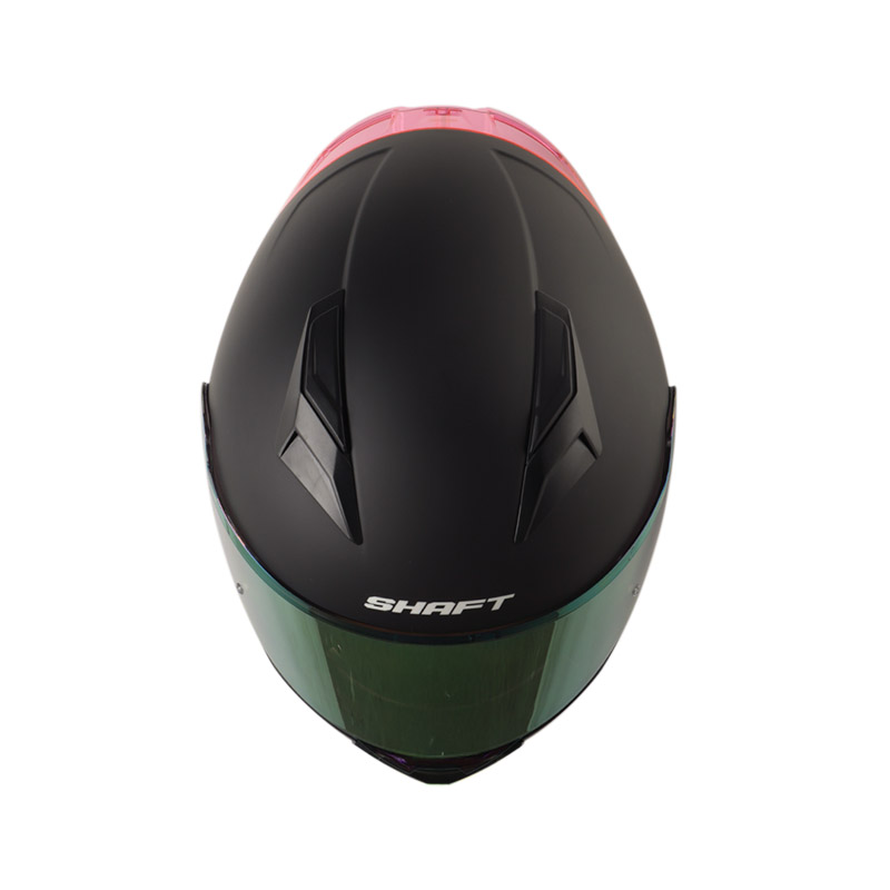CASCO INTEGRAL SHAFT SH582SP EVO SOLID NEGRO FUCSIA MATE VISOR FUCSIA