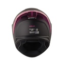 CASCO INTEGRAL SHAFT SH582SP EVO SOLID NEGRO FUCSIA MATE VISOR FUCSIA