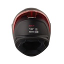 CASCO INTEGRAL SHAFT SH582SP EVO SOLID NEGRO ROJO MATE VISOR IRIDIUM ROJO