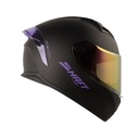 CASCO INTEGRAL SHAFT SH582SP EVO SOLID NEGRO MORADO MATE VISOR IRIDIUM MORADO 