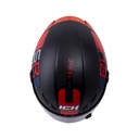 CASCO INTEGRAL ICH 501SP DOPE NEGRO ROJO MATE VISOR NEGRO