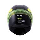 CASCO INTEGRAL ICH 501SP DOPE NEGRO AMARILLO BRILLO VISOR NEGRO