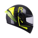 CASCO INTEGRAL ICH 501SP DOPE NEGRO AMARILLO MATE VISOR TRANSPARENTE
