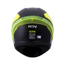 CASCO INTEGRAL ICH 501SP DOPE NEGRO AMARILLO MATE VISOR TRANSPARENTE