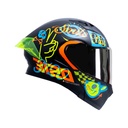 CASCO ABATIBLE ICH 3120 DOBLE VISOR ELEMENTARY NEGRO NARANJA MATE VISOR SILVER