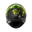 CASCO INTEGRAL SHAFT SHPRO612 EVO DOBLE VISOR ENCRIPTER NEGRO AMARILLO NEON MATE VISOR SILVER