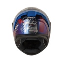 CASCO INTEGRAL SHAFT SH582SP EVO RANDAMU CAMALEON ROJO BRILLO VISOR TRANSPARENTE