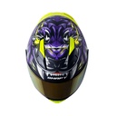 CASCO INTEGRAL SHAFT SH582SP EVO TIGERFACE NEGRO MORADO MATE VISOR MORADO