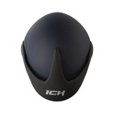 CASCO ABIERTO ICH 205 SOLID AZUL SILVER MATE VISOR SILVER 
