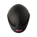 CASCO ABIERTO ICH 205 SOLID NEGRO FUCSIA MATE VISOR NEGRO