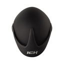 CASCO ABIERTO ICH 205 SOLID NEGRO SILVER MATE VISOR DORADO