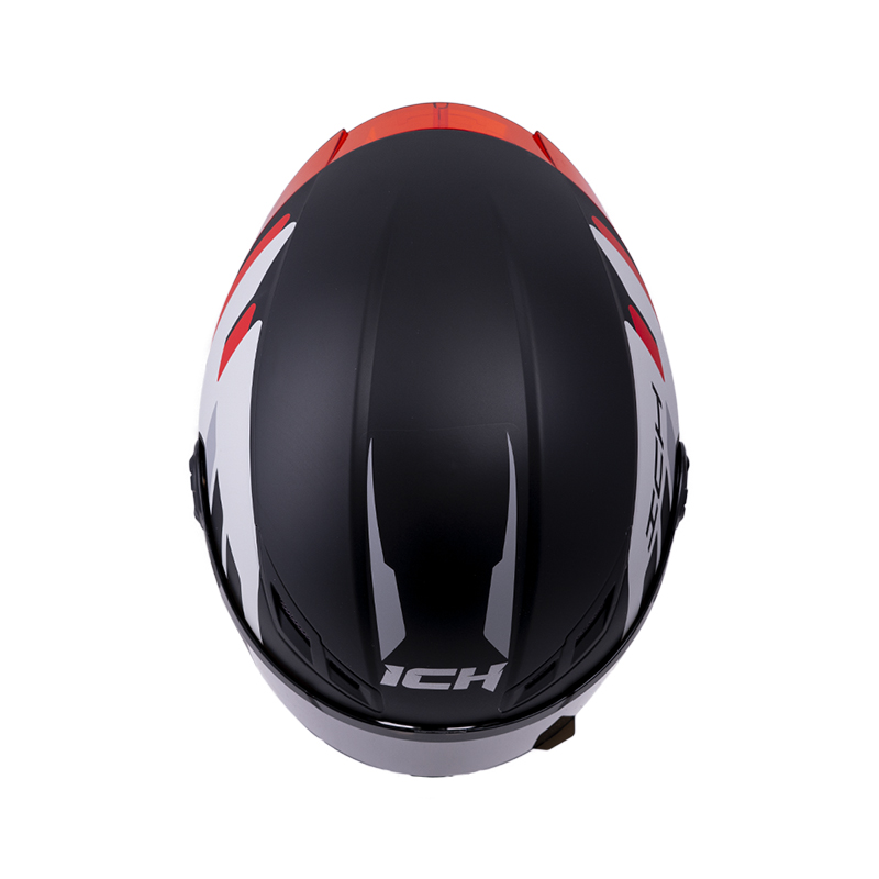 CASCO INTEGRAL ICH 501SP FITAR NEGRO ROJO MATE VISOR NEGRO