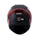CASCO INTEGRAL ICH 501SP FITAR NEGRO ROJO MATE VISOR NEGRO