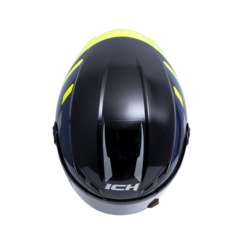 CASCO INTEGRAL ICH 501SP FITAR NEGRO AMARILLO BRILLO VISOR NEGRO
