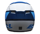 CASCO INTEGRAL BELL QUALIFIER CHASM AZUL BLANCO BRILLO