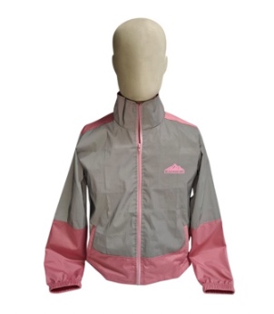 CHAQUETA CORTAVIENTO SMART BIKER REFLECTIVA ECO BLACK STONE MINIMAL DAMA
