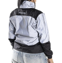 CHAQUETA CORTAVIENTO SMART BIKER REFLECTIVA ECO BLACK STONE MINIMAL DAMA