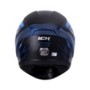 CASCO INTEGRAL ICH 501SP CRANK NEGRO AZUL MATE VISOR NEGRO