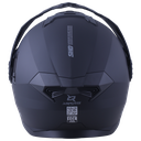 CASCO MULTIPROPOSITO ABATIBLE XSPORTS 165 SOLID NEGRO MATE