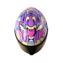 CASCO INTEGRAL SHAFT SH559 DIMON MORADO CLARO ROSADO BRILLO VISOR MORADO